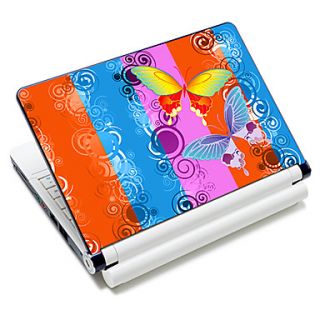 Butterfly Pattern Laptop Protective Skin Sticker For 10/15 Laptop 18394(15 suitable for below 15)