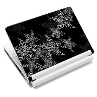 Ink And Wash Flowers Pattern Cover Protective Skin Sticker For 10/15 Laptop(15 suitable for below 15)