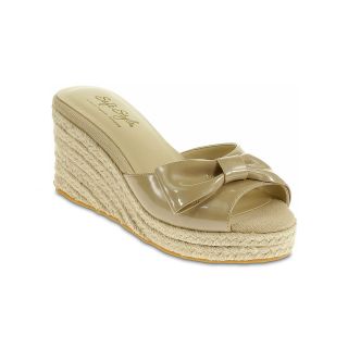 Soft Style by Hush Puppies Carma Wedge Espadrilles, Champagne, Womens