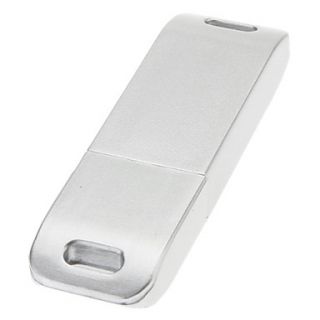 32GB Fashionable Design Rectangle Shaped USB Flash Drive (Silver)
