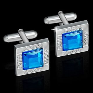 Blue Imitation Stone Cufflinks