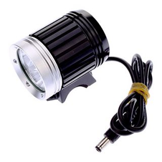 4 Mode 3xCree XM L T6 LED Bicycle Light and Headlamp (2800LM, 4x18650 Battery Set, Black)