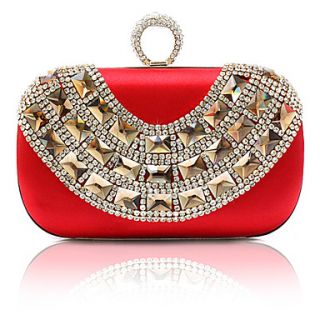 Elegant Silk with Crystal Wedding/Special Occasion Evening Handbag/Clutches(More Colors)