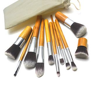 11Pcs Professional Cosmetic Brush with Free Case
