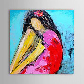 Hand Painted Oil Painting People Nude with Stretched Frame 1306 LS0284