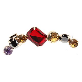 Fashionable Colorful Diamond Earrings