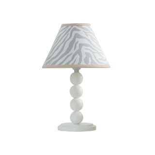 WENDY BELLISSIMO Wendy Bellissimo Little Safari Lamp, White/Grey