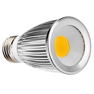 E27 7W 450 500LM 2700 3500K Warm White COB LED Spot Bulb (110 240V)