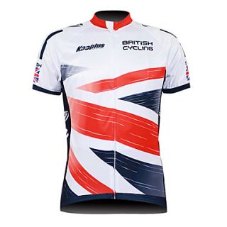Kooplus 2013 British Pattern 100% Polyester Short Sleeve Breathable Men Cycling Jersey