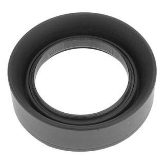 52mm Plastic Rubber Folding Lens Hood