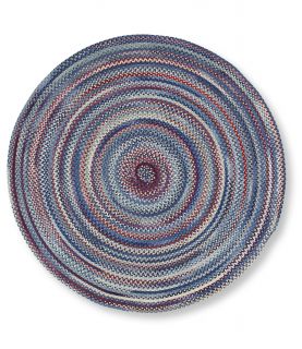 Braided Wool Rug, Round