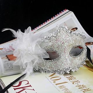 Deluxe Blossom PVC Venetian Half Face Mask