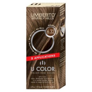 Umberto Beverly Hills U Color Italian Demi Hair Color   Golden Brown 6.32
