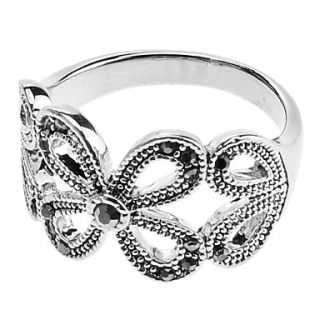 Quatrefoil Alloy Ring