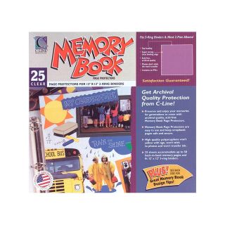 Memory Book Top Load Clear Page Protectors