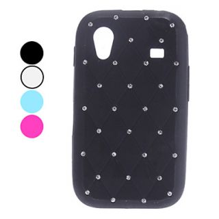 Solid Color Soft Case with Rhinestone for Samsung Galaxy Ace S5830 (Assorted Colors)