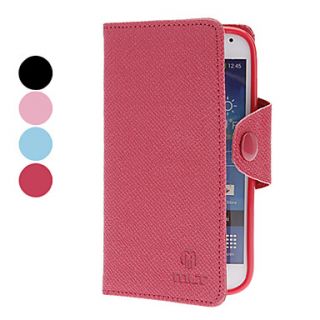 PU Leather Case with Card Slot for Samsung Galaxy S4 Mini