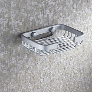 Contemporary Style Anodizing Finish Aluminum Wall Mounted Soap Holders