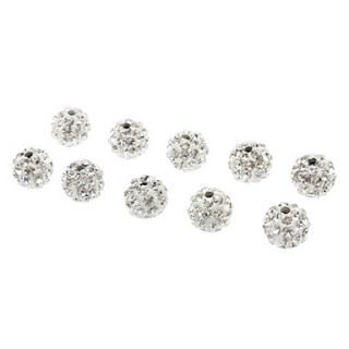 10mm Fully jewelled Ball interval Bead (Contain 10 pics)