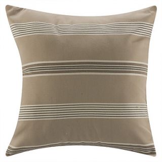 18 Square Striped Jacquard Polyester Decorative Pillow Cover