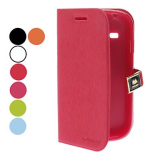 Solid Color PU Leather Case for Samsung Galaxy S3 mini I8190 (Assorted Colors)