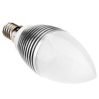 E14 3W 6X5630SMD 240LM 5500K Cold White Led Candle Bulb(110 220V)