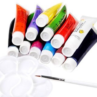 12 Color Acrylic Nail Art Painting Pigment Kits
