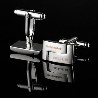 Personalized Oblong Cufflinks