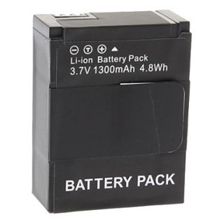 1300mAh Battery Pack for GoPro Hero 3 AHDBT 201/301