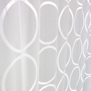 Cycle Pattern PEVA Shower Curtain
