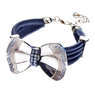 Ms. Bow Leather Bracelet