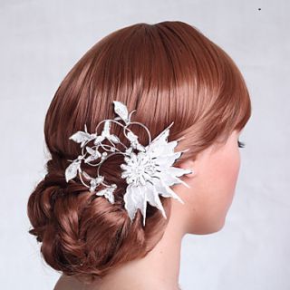Graceful Alloy Hair Combs with Rhinestone Wedding Bridal Headpieces