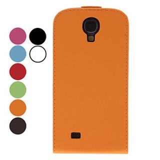 Pu Leather Style Full Body Case with Stand and Card Slot for Samsung Galaxy S4 I9500 (Assorted Colors)