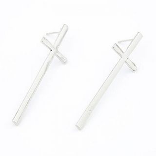 Cool Design Alloy Cross Shaped Womens Earrings (More Colors)