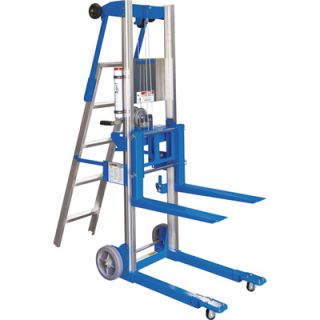 Genie� GL8 Material Lift with Ladder   400 Lb. Capacity, Up To 120.5in. Lift,