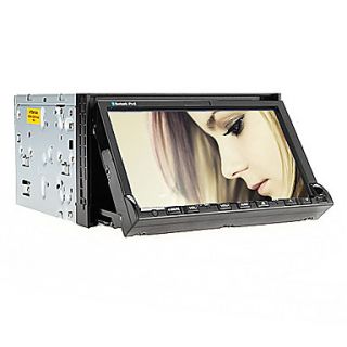 7 inch 2 Din TFT Screen In Dash Car DVD Player With Bluetooth,Navigation Ready GPS,RDS,3G(WCDMA),TV,iPod Input