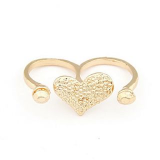 Unique Alloy Heart Shaped Womens Rings