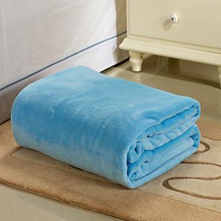Modern Style Solid Flannel Blankets