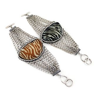Tiger Print Chain Bracelet(Assorted Color)