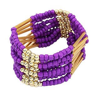 Gorgeous Bohemian Style Alloy With Beads Womens Bracelet (More Colors)