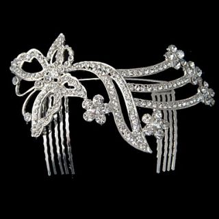 Beauty Alloy Bridal Hair Combs with Rhinestone