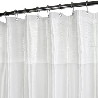 Park B Smith Park B. Smith Tuxedo Pleats Shower Curtain, White