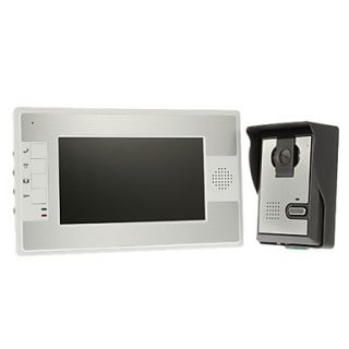 7 Inch Color TFT LCD Video Door Phone with 1 TO 1