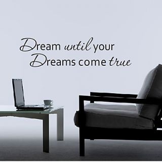 Words Dream Your Dream Wall Stickers