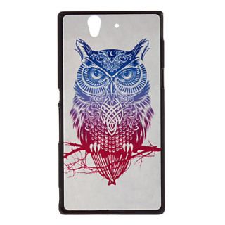 Cute Owl Pattern Protective Case for Sony Xperia Z/L36h