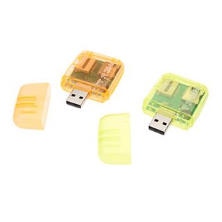 All in 1 Multi slot Card Reader Support TF/SD/MMC/MS/M2 Card