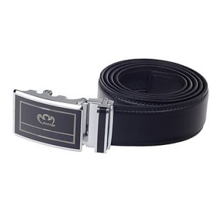Mens Fashionable Leather Alloy Buckle Belt