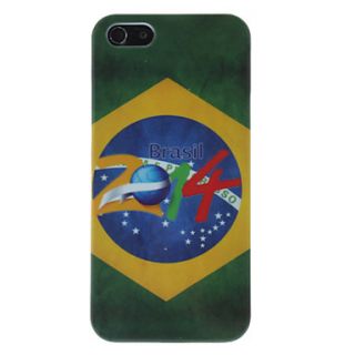 2014 Brazilian Football Pattern Hard Case for iPhone 5/5S