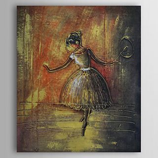 Hand Painted Oil Painting People Dancer with Stretched Frame 1310 PE1190