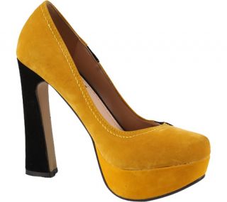Womens L & C Candies 2   Mustard Two Tone Shoes